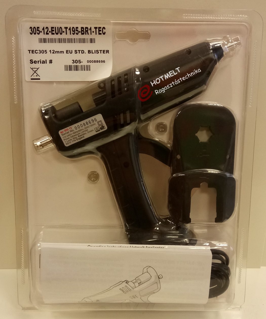 Tec305 European Glue Gun 110v
